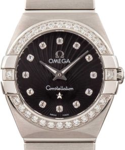 HandMade The Omega Constellation Black Diamond Dial