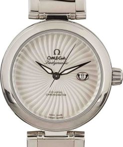 HandMade The Ladies Omega De Ville Ladymatic Mother of Pearl Supernova Dial