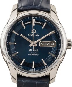 HandMade The Omega De Ville Stainless Steel Blue Index Dial