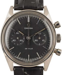 HandMade The Omega De Ville Chronograph Black Dial