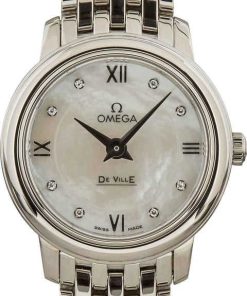 HandMade The Womens Omega De Ville Prestige Diamond Dial