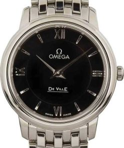 HandMade The Omega De Ville Prestige Black Dial