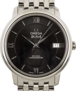 HandMade The Omega De Ville Prestige Black Roman Dial