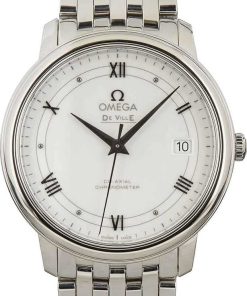 HandMade The Omega De Ville Prestige White Dial