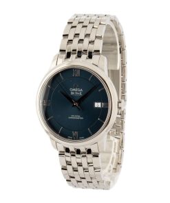 Alternative view of HandMade The Omega De Ville Prestige Blue Index & Roman Dial