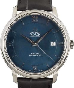 HandMade The Omega De Ville Prestige Blue Roman & Index Dial