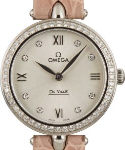 HandMade The Omega De Ville Prestige Dewdrop Diamond Bezel