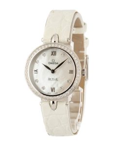 Alternative view of HandMade The Omega De Ville Prestige Dewdrop Mother of Pearl Dial