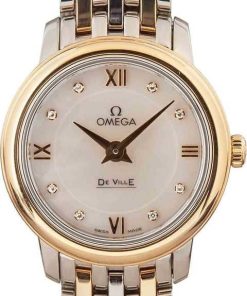 HandMade The Ladies Omega De Ville Prestige Roman & Diamond Dial