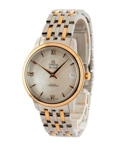 Alternative view of HandMade The Ladies Omega De Ville Prestige Stainless Steel & 18k Red Gold