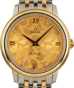 HandMade The Omega De Ville Champagne Butterfly Dial