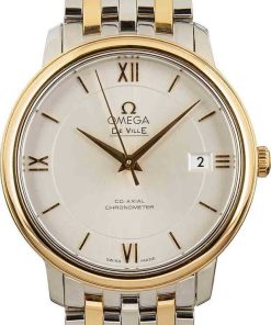 HandMade The Omega De Ville Prestige Steel & Gold