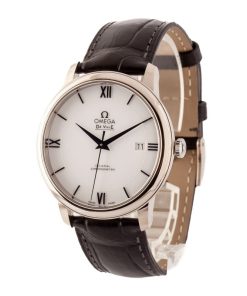 Alternative view of HandMade The Omega De Ville Prestige White Roman Dial