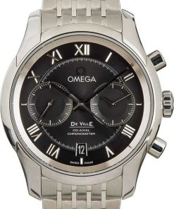 HandMade The Omega De Ville Hour Vision Black Roman Dial