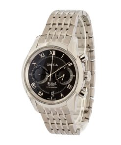 Alternative view of HandMade The Omega De Ville Hour Vision Black Roman Dial