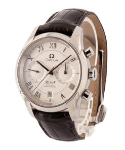 Alternative view of HandMade The Omega De Ville Hour Vision Silver Roman Dial