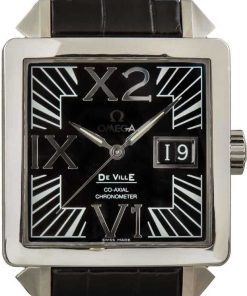 HandMade The Omega De Ville Steel on Leather Strap