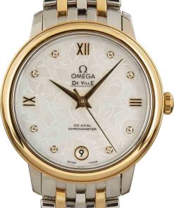 HandMade The Omega De Ville Prestige Yellow Gold On Steel