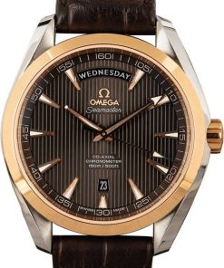 HandMade The Omega Seamaster Aqua Terra Steel & 18k Red Gold