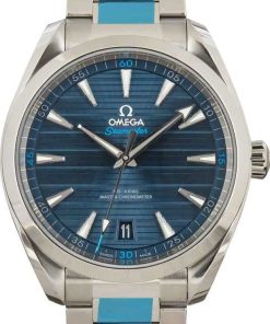 HandMade The Omega Seamaster Blue Teak Dial