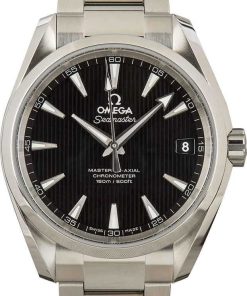 HandMade The Omega Seamaster Aqua Terra Stainless Steel Black Teak Dial