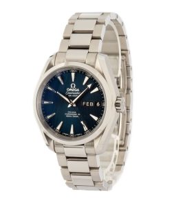 Alternative view of HandMade The Omega Seamaster Aqua Terra Blue Annual Calendar Dial