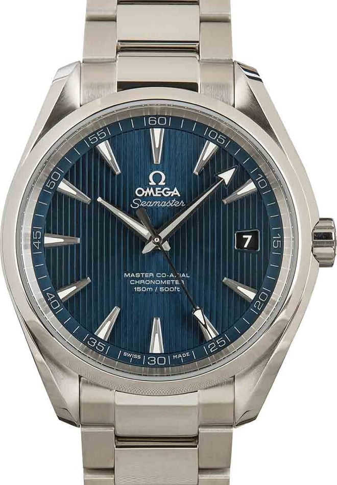 HandMade The Omega Seamaster Aqua Terra Blue Teak Dial