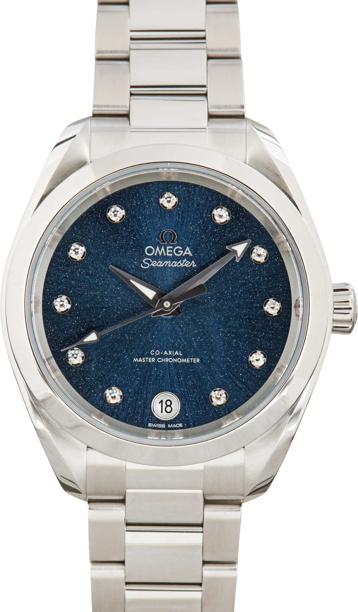 HandMade The Omega Seamaster Aqua Terra Blue Diamond Dial