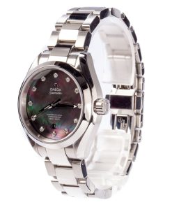 Alternative view of HandMade The Omega Seamaster Aqua Terra Tahiti Mother of Pearl Diamond Dial