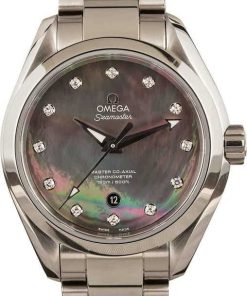 HandMade The Omega Seamaster Aqua Terra Tahiti Mother of Pearl Diamond Dial