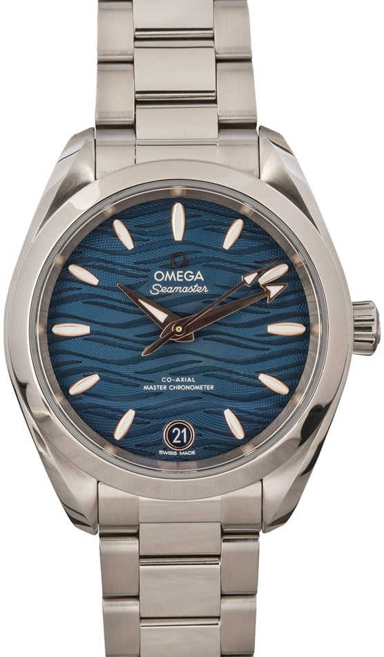 HandMade The Omega Seamaster Aqua Terra Blue Dial