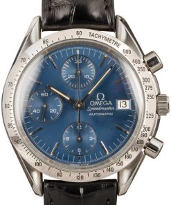 HandMade The Omega Speedmaster Date Blue Dial