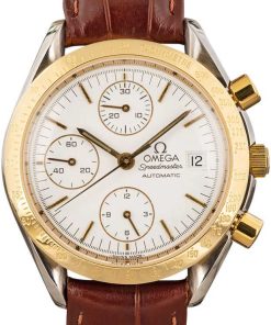 HandMade The Omega Speedmaster Date Steel & Gold