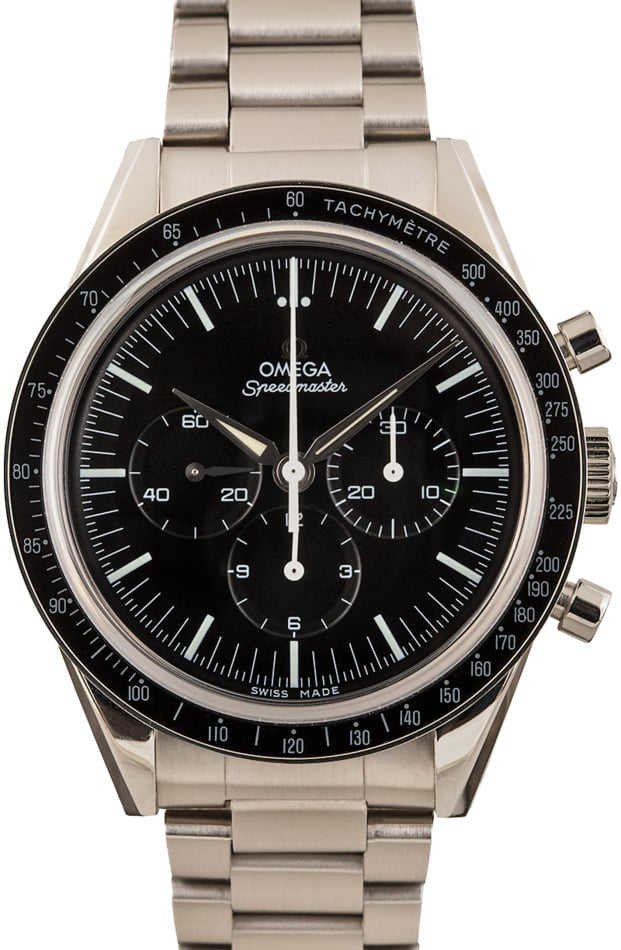 HandMade The Mens Omega Speedmaster Black Dial