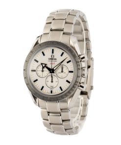 Alternative view of HandMade The Omega Speedmaster Broad Arrow Silver Dial