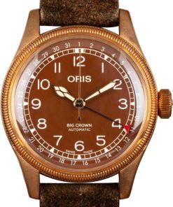 HandMade The Mens Oris Big Crown Bronze Pointer Date