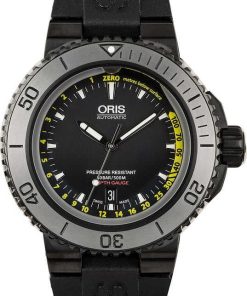 HandMade The Oris Aquis Depth Gauge Black Dial