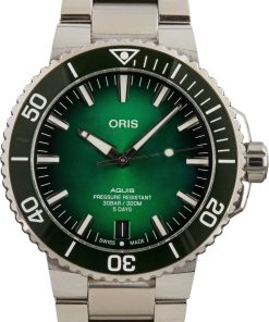 HandMade The Oris Aquis Date Green Index Dial