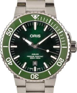 HandMade The Oris Aquis Date Green Dial & Ceramic Bezel