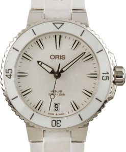 HandMade The Oris Aquis Date Calibre 400 White Dial & Rubber Strap