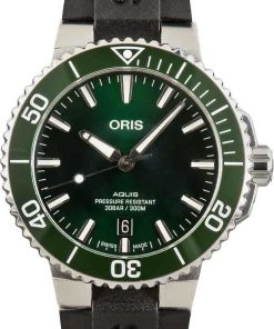 HandMade The Oris Aquis Date Green Dial & Bezel