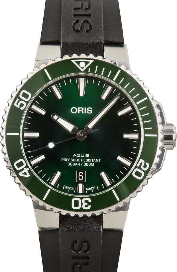HandMade The Oris Aquis Date Green Dial & Bezel