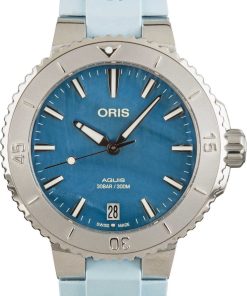 HandMade The Oris Aquis Date Blue Mother Of Pearl Dial