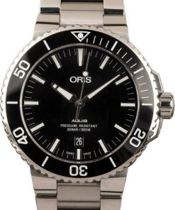 HandMade The Oris Aquis Date Stainless Steel Black Dial