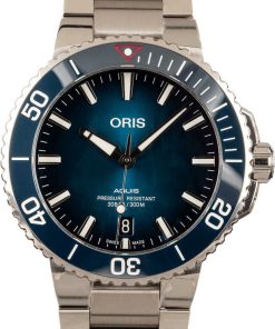 HandMade The Oris Aquis Clean Ocean Limited Edition Blue Dial