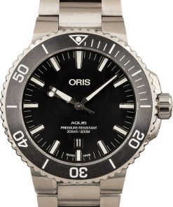 HandMade The Oris Aquis Date Matt Black Dial