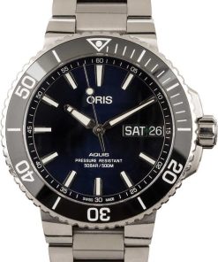 HandMade The Oris Aquis Date Blue Dial