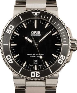HandMade The Oris Aquis Date 43MM Black Dial