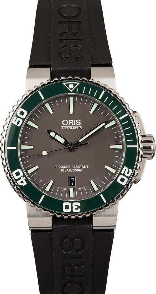 HandMade The Oris Aquis Date Green Timing Bezel