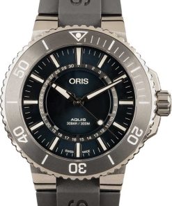 HandMade The Oris Aquis Source Of Life Limited Edition Rubber Strap